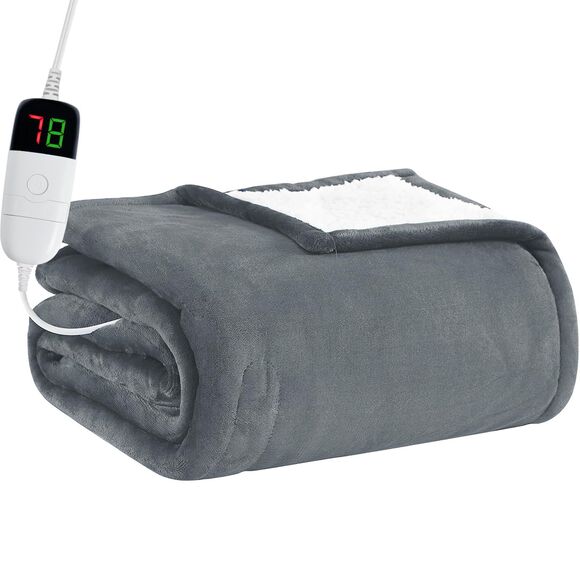 Other - Heated Electric Blanket Full Size - 72" x 84", 10 Levels & 8 Hours Auto Off